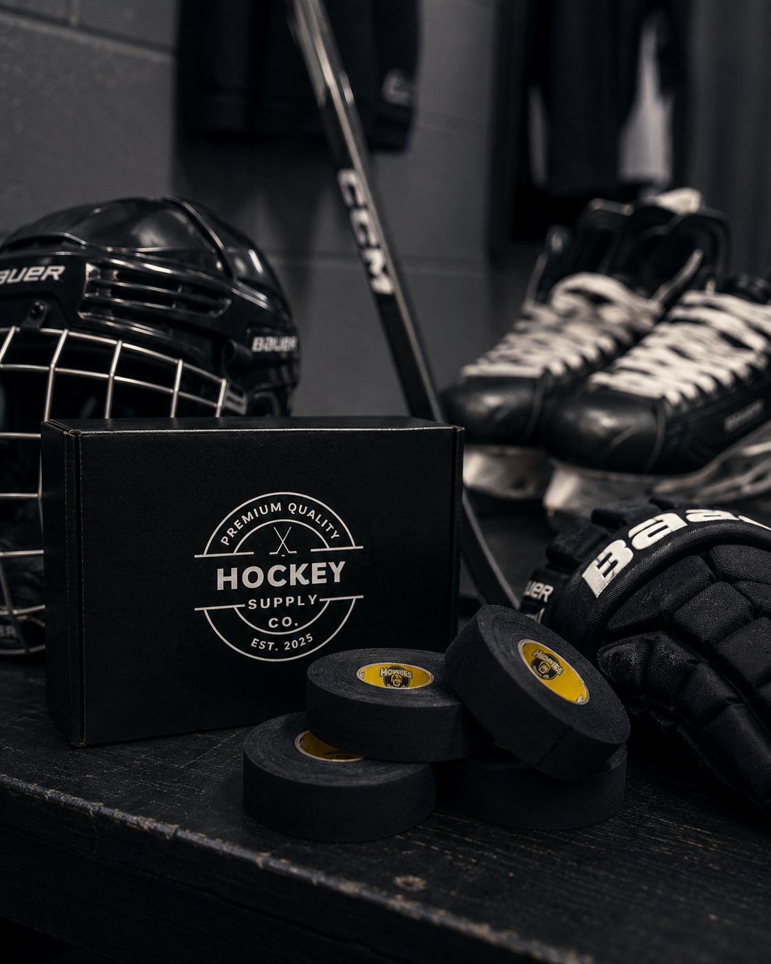 Howie's Black Cloth Hockey Tape