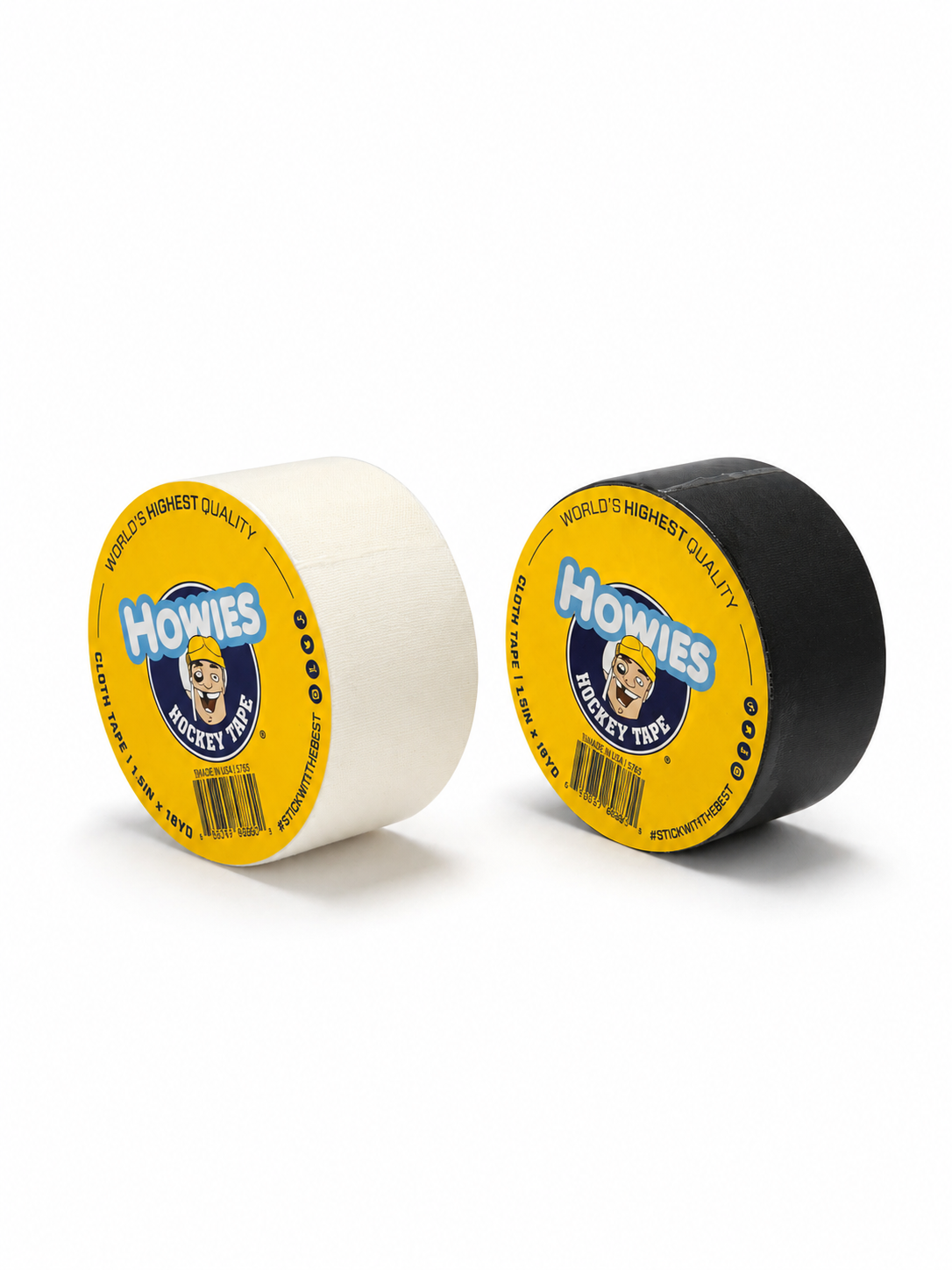 Howie's Wide White Cloth Hockey Tape - 1.5"