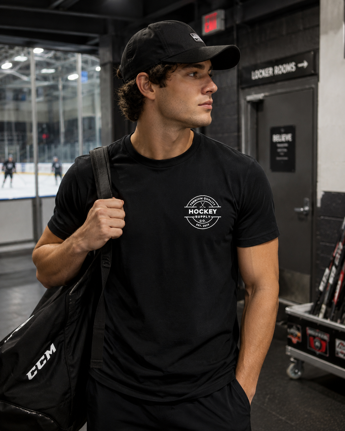 Hockey Supply Co - Black T-Shirt