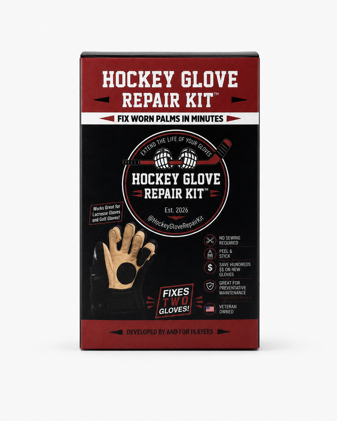 Hockey Glove Repair Kit